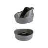 vaso plegable pvc verde