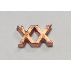 numeral policia xx años