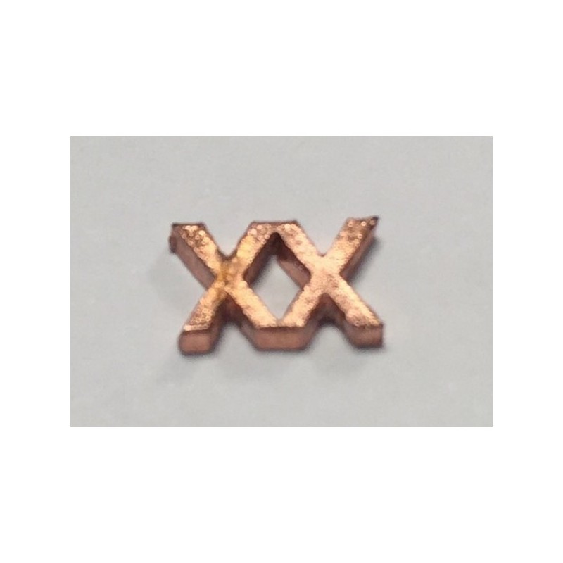 numeral policia xx años