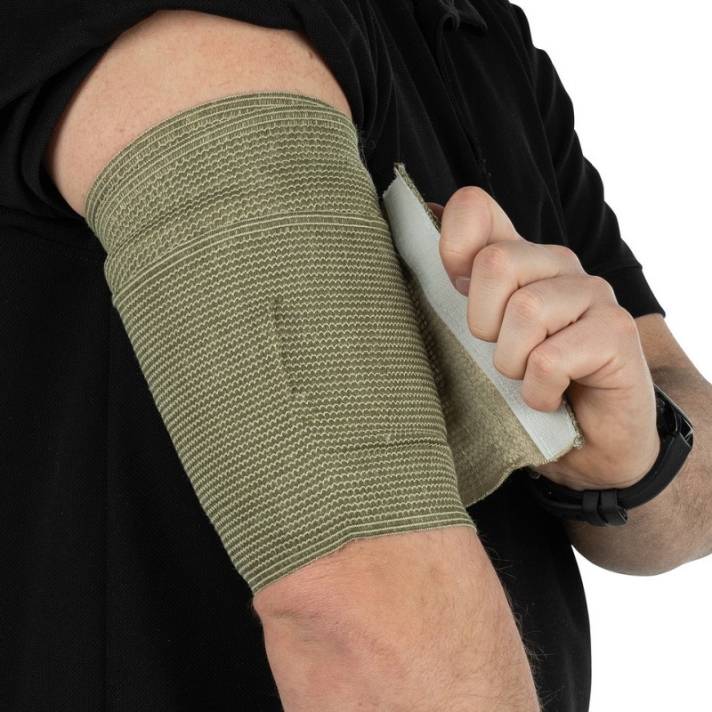 VENDAJE COMPRESIVO TACTICO VERDE MILITAR