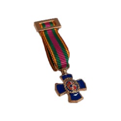 MEDALLA MINIATURA DEDICACION POLICIA 20 AÑOS