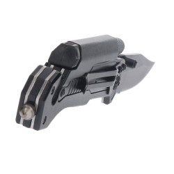 NAVAJA TACTICA CON LINTERNA Y PEDERNAL