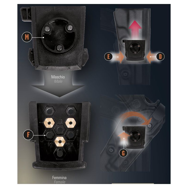 ADAPTADOR RDQA VEGA HOLSTER