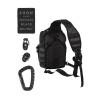 MOCHILA 1 HOMBRO 10L PIEL NEGRO