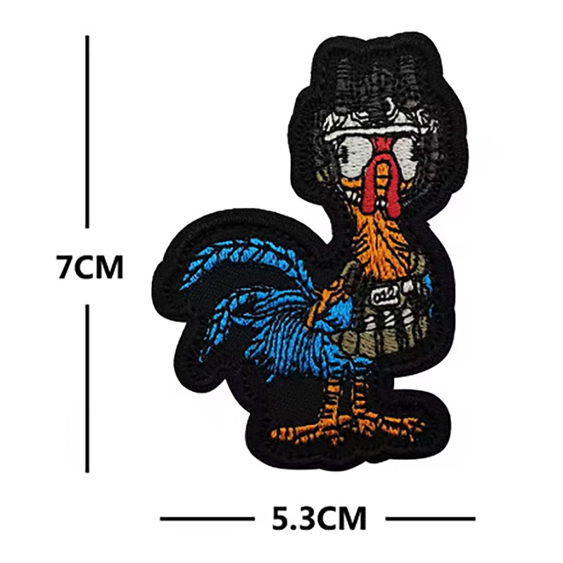 PARCHE GALLO MILITAR