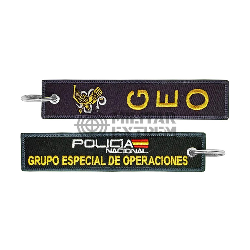 LLAVEROS BORDADOS POLICIA Y SEGURIDAD