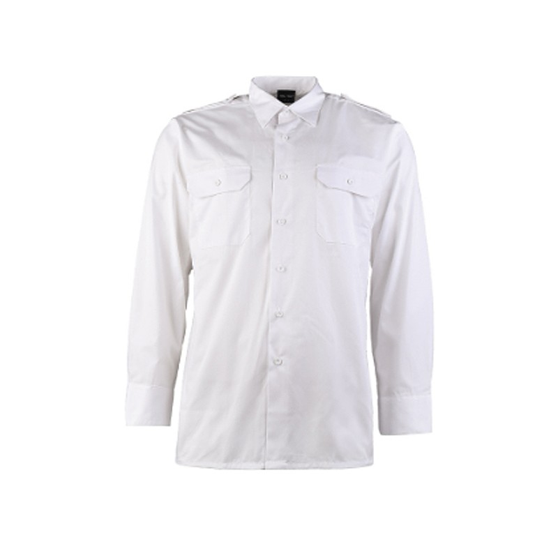 CAMISA BLANCA MANGA LARGA REGLAMENTARIA