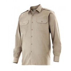 CAMISA CAQUI MANGA LARGA