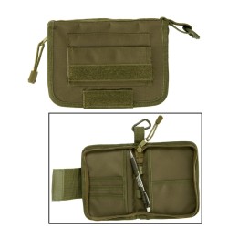 AGENDA CON CREMALLERA VERDE MILITAR