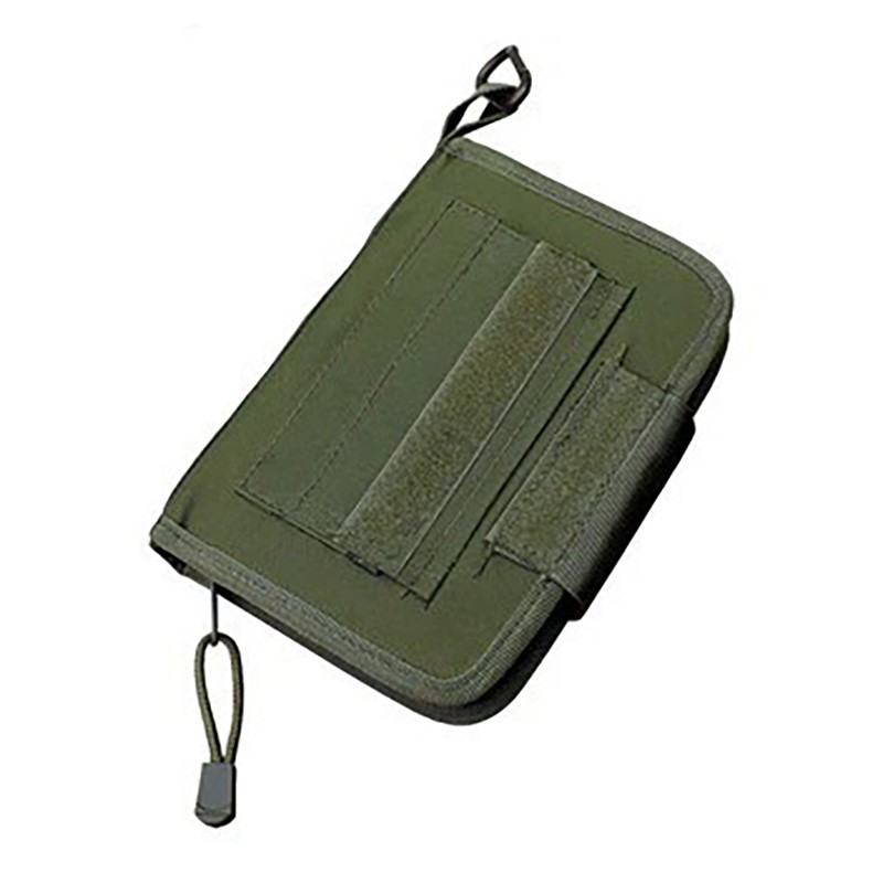AGENDA CON CREMALLERA VERDE MILITAR