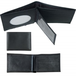 CARTERA DOBLE PIEL NEGRA