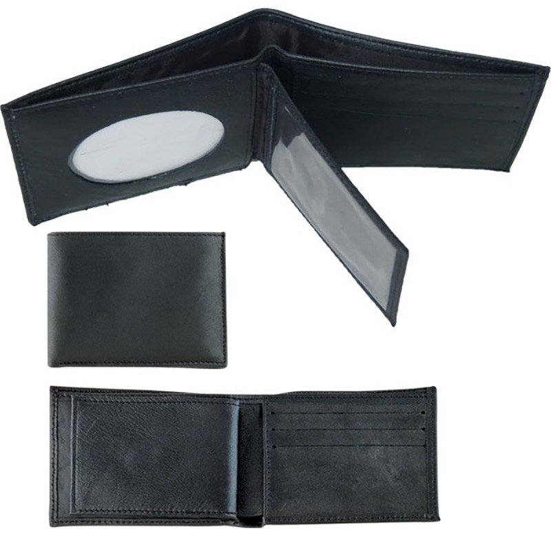 CARTERA DOBLE PIEL NEGRA