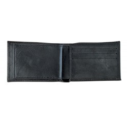 CARTERA DOBLE PIEL NEGRA