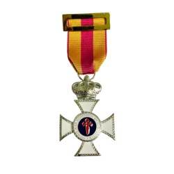 MEDALLA CRUZ CONSTANCIA PLATA