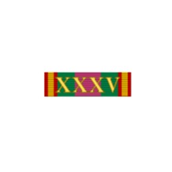 NUMERAL POLICIA XXXV AÑOS