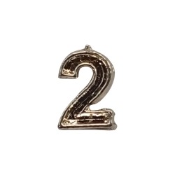 NUMERAL Nº2 PLATA