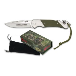 NAVAJA TACTICA K25 VERDE CNC