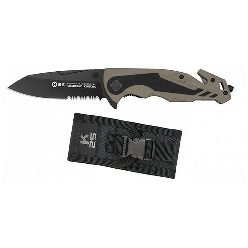 NAVAJA TACTICA K25 G10 COYOTE/NEGRO