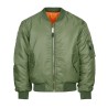 CHAQUETA BOMBER MA-1 VERDE