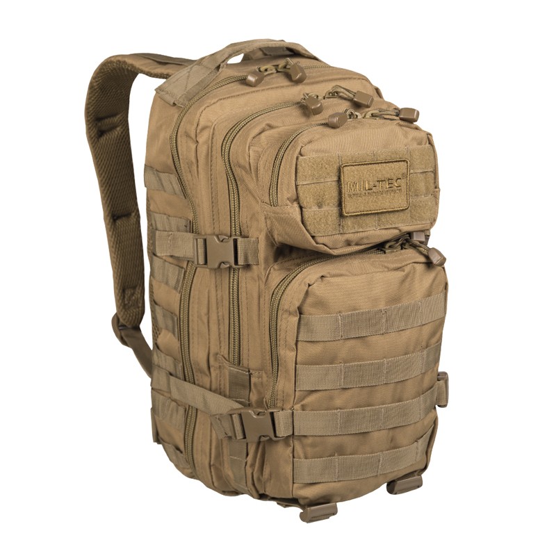 MOCHILA PEQUEÑA MIL-TEC MOLLE COYOTE