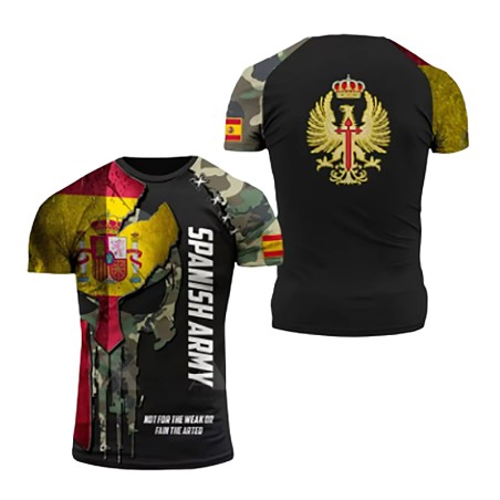 CAMISETA CALAVERA EJERCITO TECNICA