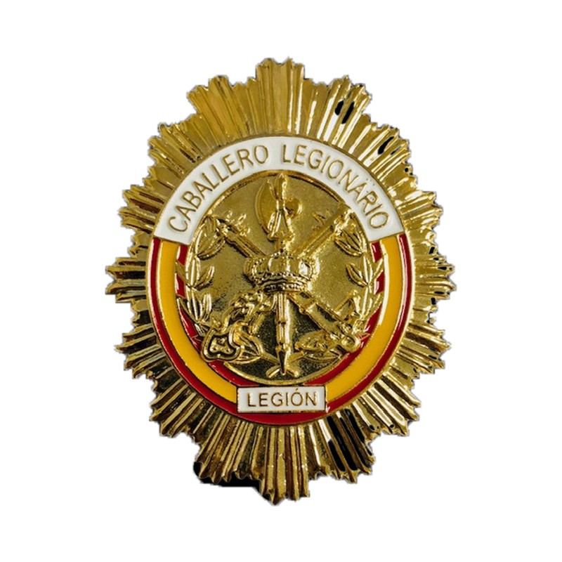 PLACA CARTERA CABALLERO LEGIONARIO