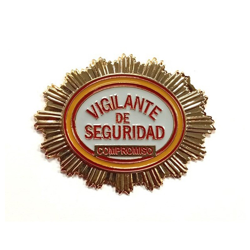 PLACA CARTERA VIGILANTE SEGURIDAD