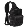 MOCHILA 1 HOMBRO 10L PIEL NEGRO